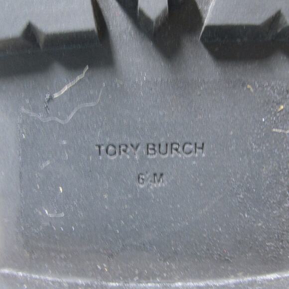 Tory Burch Miller Lug Sole Over The Knee Black Suede Boot Women's Size 6.5M NWOB - Picture 8 of 8